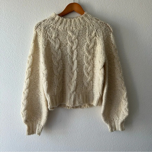 Anine Bing Sweaters - ANINE BING Cable Knit Sweater